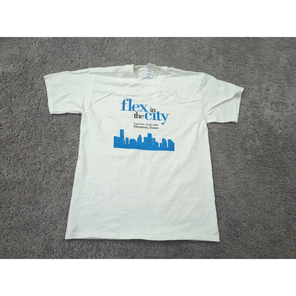 Flex in the City Houston Texas 2006 T-Shirt Souvenir Event Memorabilia Gildan M